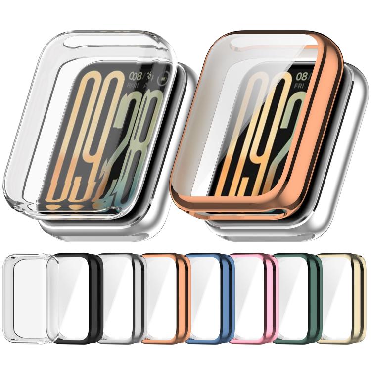 Electroplated TPU Full Coverage Watch Protective Case, For Xiaomi Smart Band 10 Pro Ceramic