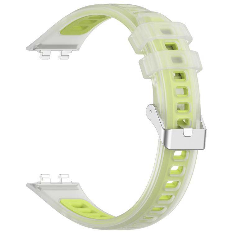 Translucent Jelly Silicone Watch Band, For Huawei Band 11 / Band 11 Pro