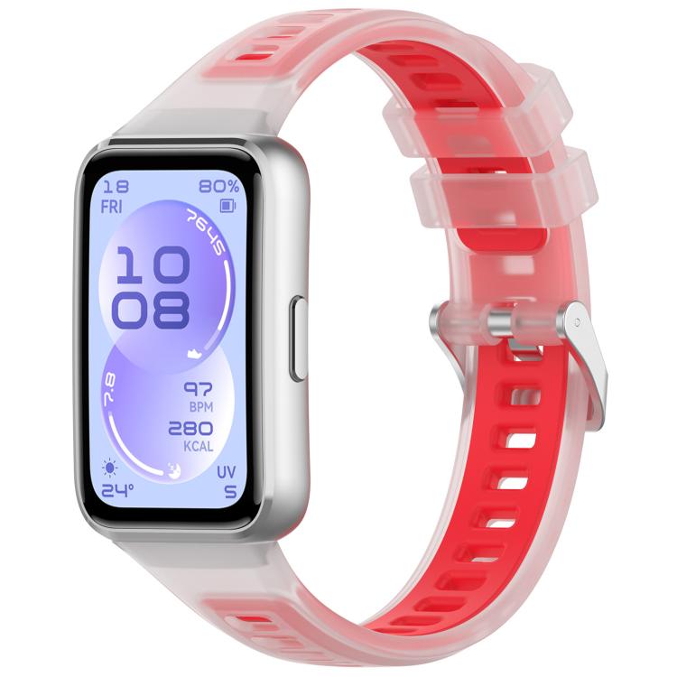 Translucent Jelly Silicone Watch Band, For Huawei Band 11 / Band 11 Pro