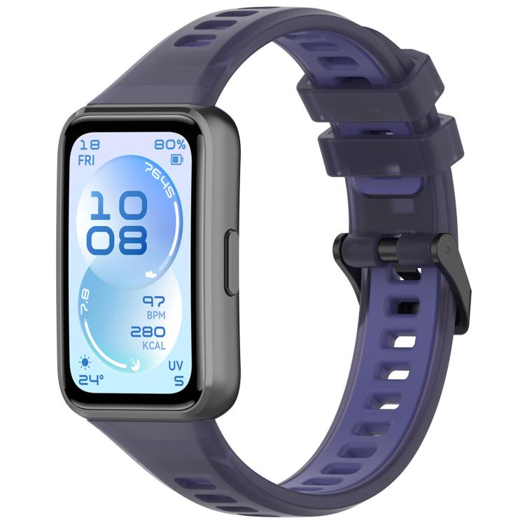Translucent Jelly Silicone Watch Band, For Huawei Band 11 / Band 11 Pro