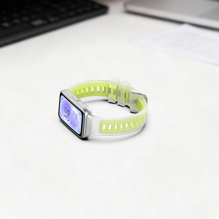 Translucent Jelly Silicone Watch Band, For Huawei Band 11 / Band 11 Pro