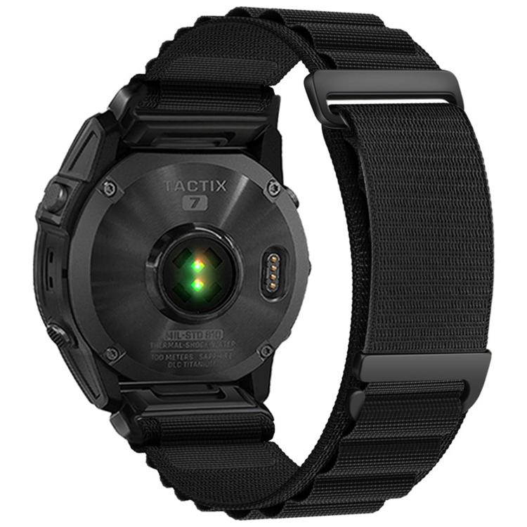 C Buckle Two-Section High Mountain Loop Nylon Watch Band, For Gamin 26mm, For Gamin 22mm, For Gamin 20mm