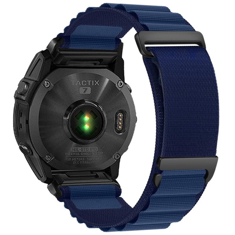 C Buckle Two-Section High Mountain Loop Nylon Watch Band, For Gamin 26mm, For Gamin 22mm, For Gamin 20mm