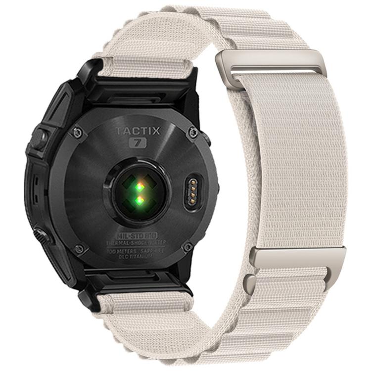 C Buckle Two-Section High Mountain Loop Nylon Watch Band, For Gamin 26mm, For Gamin 22mm, For Gamin 20mm