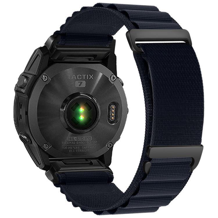 C Buckle Two-Section High Mountain Loop Nylon Watch Band, For Gamin 26mm, For Gamin 22mm, For Gamin 20mm