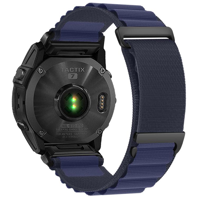 C Buckle Two-Section High Mountain Loop Nylon Watch Band, For Gamin 26mm, For Gamin 22mm, For Gamin 20mm