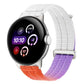 Double-Link Cloud-Feel Breathable Nylon Loop Metal Head Watch Band, For Google Pixel Watch 5 / 4 / 3 / 2 / 1 41mm, For Google Pixel Watch 5 / 4 / 3 45mm