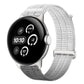 Double-Link Cloud-Feel Breathable Nylon Loop Metal Head Watch Band, For Google Pixel Watch 5 / 4 / 3 / 2 / 1 41mm, For Google Pixel Watch 5 / 4 / 3 45mm