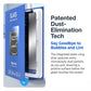 Tempered glass screen protector set with static-cling dust-removal strip