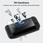 Black hard-shell game case with reinforced body and cushioned interior for protection