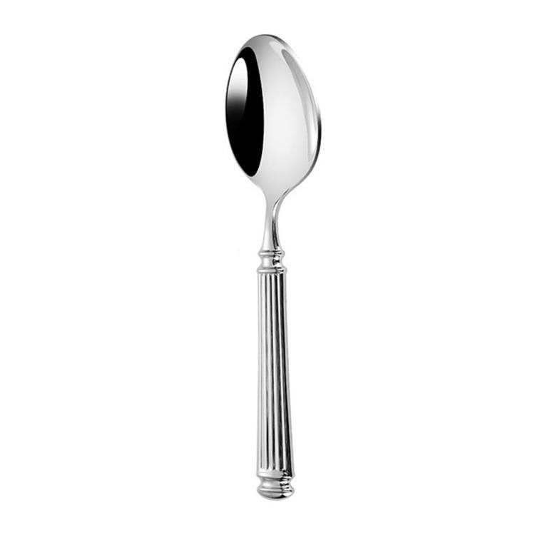Mirror-Polished Roman Columns Stainless Steel Tableware, Dinner Knife, Dinner Fork, Dinner Spoon, Dessert Fork, Dessert Spoon