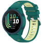 Two Color Silicone Sports Quick Release Watch Band, 22mm, 20mm