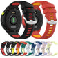 Two Color Silicone Sports Quick Release Watch Band, 22mm, 20mm