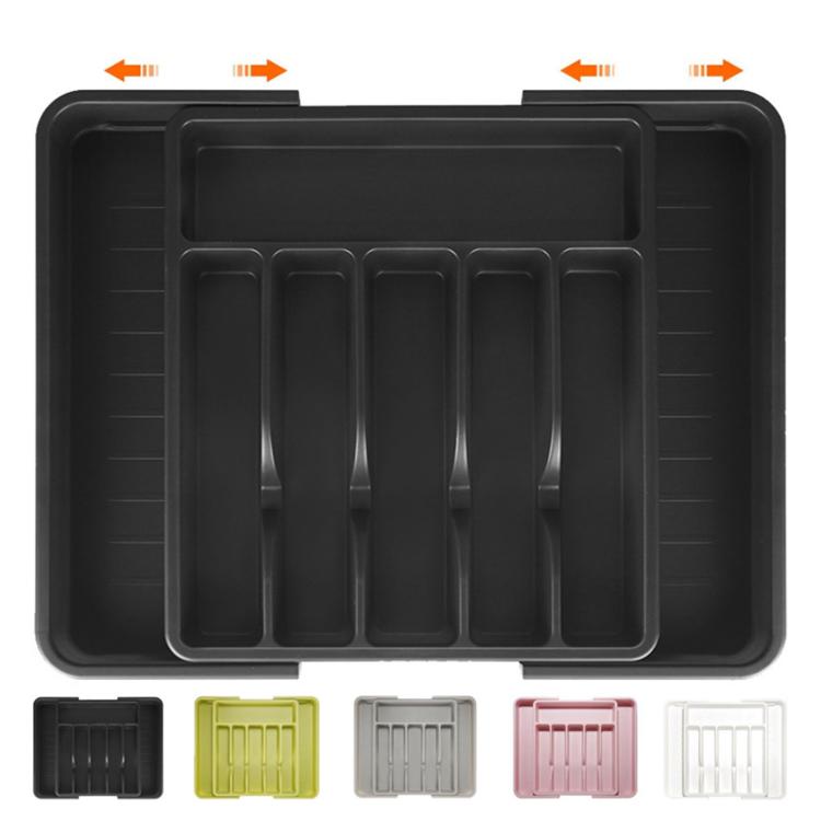 Expandable Large-Capacity Divided Cutlery Storage Box