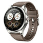 Press Button Quick Release Leather Hybrid Silicone Watch Band, 22mm