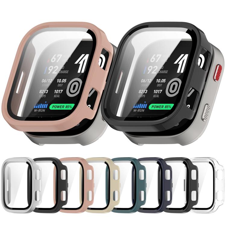 Tempered Film Integrated PC Watch Protective Case, For Amazfit Bip Max