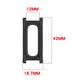 12mm Spring Ear Style Bracelet Watch Frame PC Watch Protective Case, For Google Fitbit Air