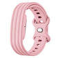 For Google Fitbit Air Solid Color Butterfly Buckle Silicone Watch Band, Size: S, Size: L