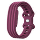 For Google Fitbit Air Solid Color Butterfly Buckle Silicone Watch Band, Size: S, Size: L