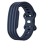 For Google Fitbit Air Solid Color Butterfly Buckle Silicone Watch Band, Size: S, Size: L
