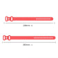 For Google Fitbit Air Solid Color Butterfly Buckle Silicone Watch Band, Size: S, Size: L