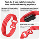 For Google Fitbit Air Solid Color Butterfly Buckle Silicone Watch Band, Size: S, Size: L