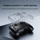 Transparent hard-shell case with open molded fit for controller buttons and triggers