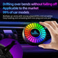 L030 Car Air Vent RGB Aroma Diffuser Voice-Controlled LED Rhythm Ambient Light