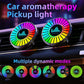 L030 Car Air Vent RGB Aroma Diffuser Voice-Controlled LED Rhythm Ambient Light