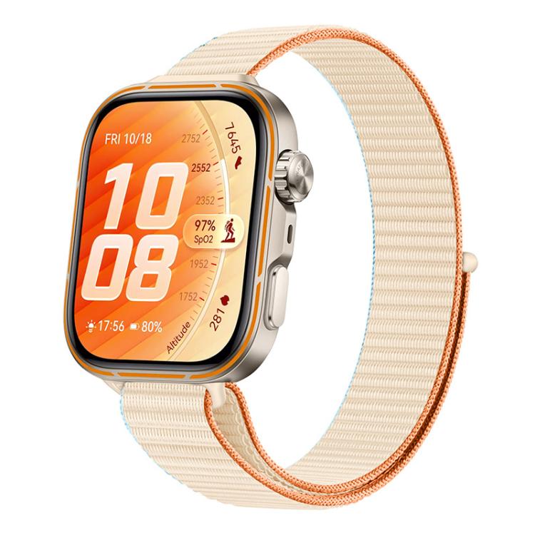 Slim Style Nylon Hook And Loop Fastener Watch Band, For Huawei Watch Fit 5 / Fit 5 Pro / Fit 4