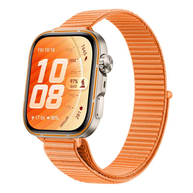 Slim Style Nylon Hook And Loop Fastener Watch Band, For Huawei Watch Fit 5 / Fit 5 Pro / Fit 4