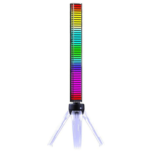 L029Z Rechargeable APP Control 4D RGB Music Rhythm Light LED Strip with Illuminated Bracket, L029Z
