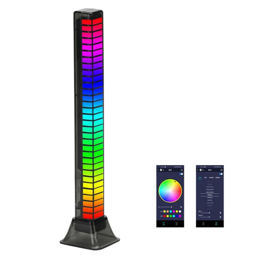 L026 Type-C Rechargeable RGB Music Rhythm Atmosphere Light For Gaming Car Desk APP Control, L026