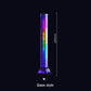 RGB music rhythm light tower on base, showing height of slim vertical LED column