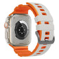 Trail Style Two Color Silicone Watch Band, For Apple Watch 46mm / 49mm / 45mm / 44mm