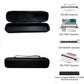 Black document scanner storage bag shown open with interior compartment for portable scanners.