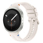 Stitched Color Clasp Solid Color Silicone Watch Band, For Galaxy Watch 9 / 8 / 8 Classic