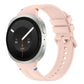 Stitched Color Clasp Solid Color Silicone Watch Band, For Galaxy Watch 9 / 8 / 8 Classic
