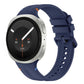 Stitched Color Clasp Solid Color Silicone Watch Band, For Galaxy Watch 9 / 8 / 8 Classic