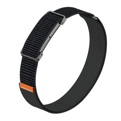 Adjustable Metal Shell Hybrid Nylon Hook and Loop Fastener Arm Band, For Google Fitbit Air