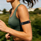 Adjustable Metal Shell Hybrid Nylon Hook and Loop Fastener Arm Band, For Google Fitbit Air