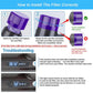 JUNSUNMAY Vacuum Filter Replacement with Clean Brush for Dyson V10, 2pcs, 1pcs