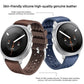 Mesh Vegan Leather-Coated Silicone Watch Band, For Galaxy Watch9 / 8 / 8 Classic