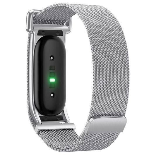 Metal Case Integrated Milanese Magnetic Stainless Steel Watch Band, For Google Fitbit Air