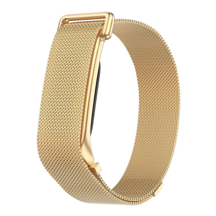 Metal Case Integrated Milanese Magnetic Stainless Steel Watch Band, For Google Fitbit Air