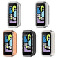 Single Row Diamond Half Coverage Hollow PC Watch Protective Case, For Honor Band 11