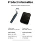 Black UV eyelash curing lamp with wireless foot pedal and connected cable