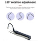 UV lash curing lamp with bendable hose and clamp-style tweezer tips