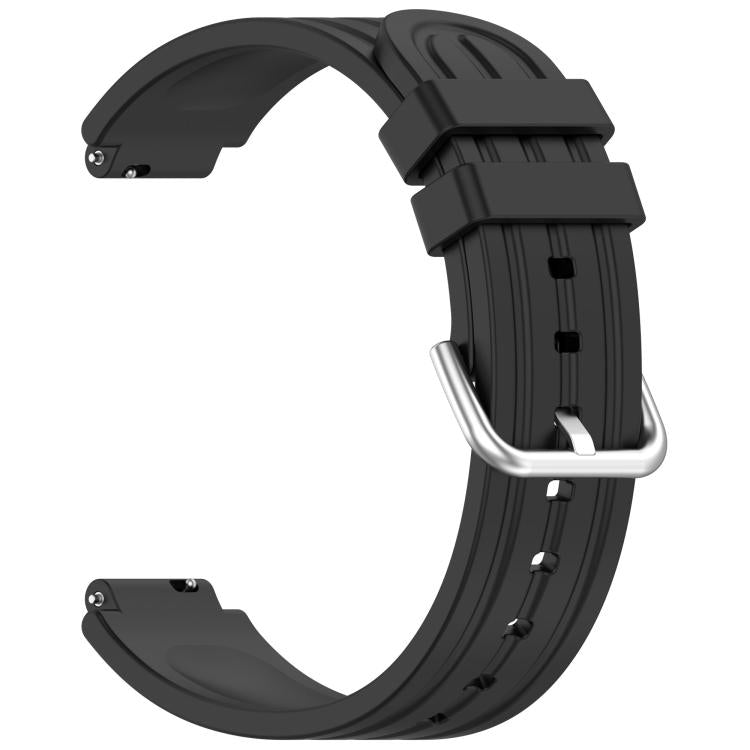 Pin Buckle Vertical-Striped Silicone Watch Band, For Garmin CIRQA Smart Band
