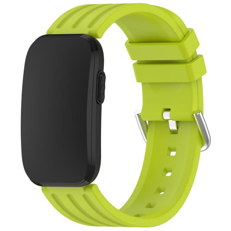 Pin Buckle Vertical-Striped Silicone Watch Band, For Garmin CIRQA Smart Band